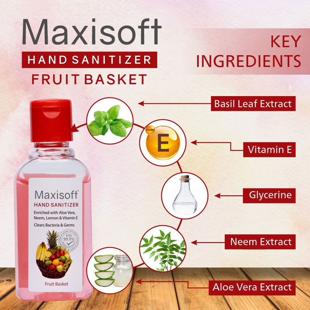 Maxisoft Hand Sanitizer (Fruit Basket) 60 ml