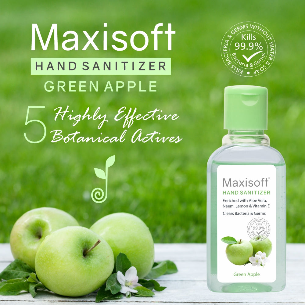 Maxisoft Hand Sanitizer (Green Apple) 60 ml