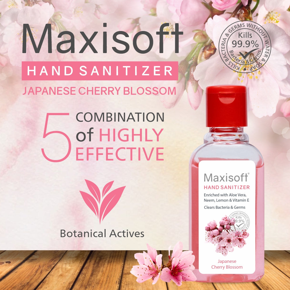 Maxisoft Hand Sanitizer (Japanese Cherry Blossom) 60 ml