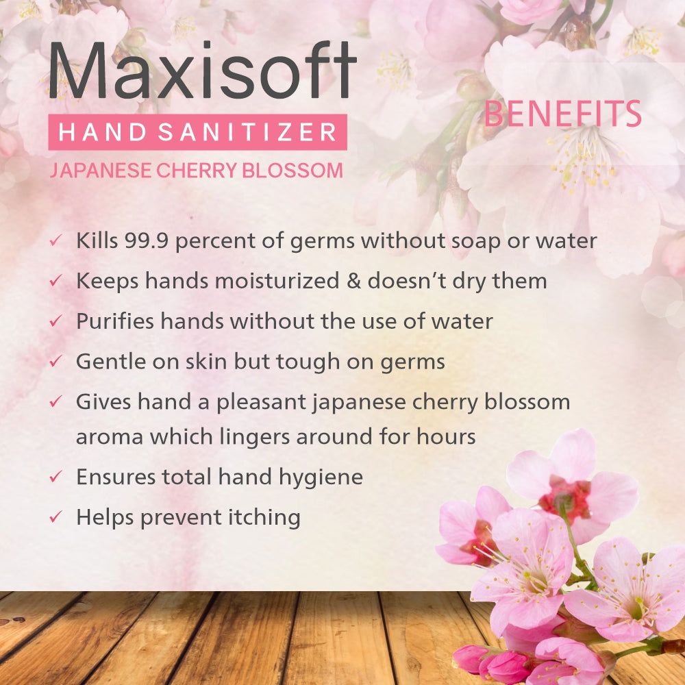 Maxisoft Hand Sanitizer (Japanese Cherry Blossom) 60 ml