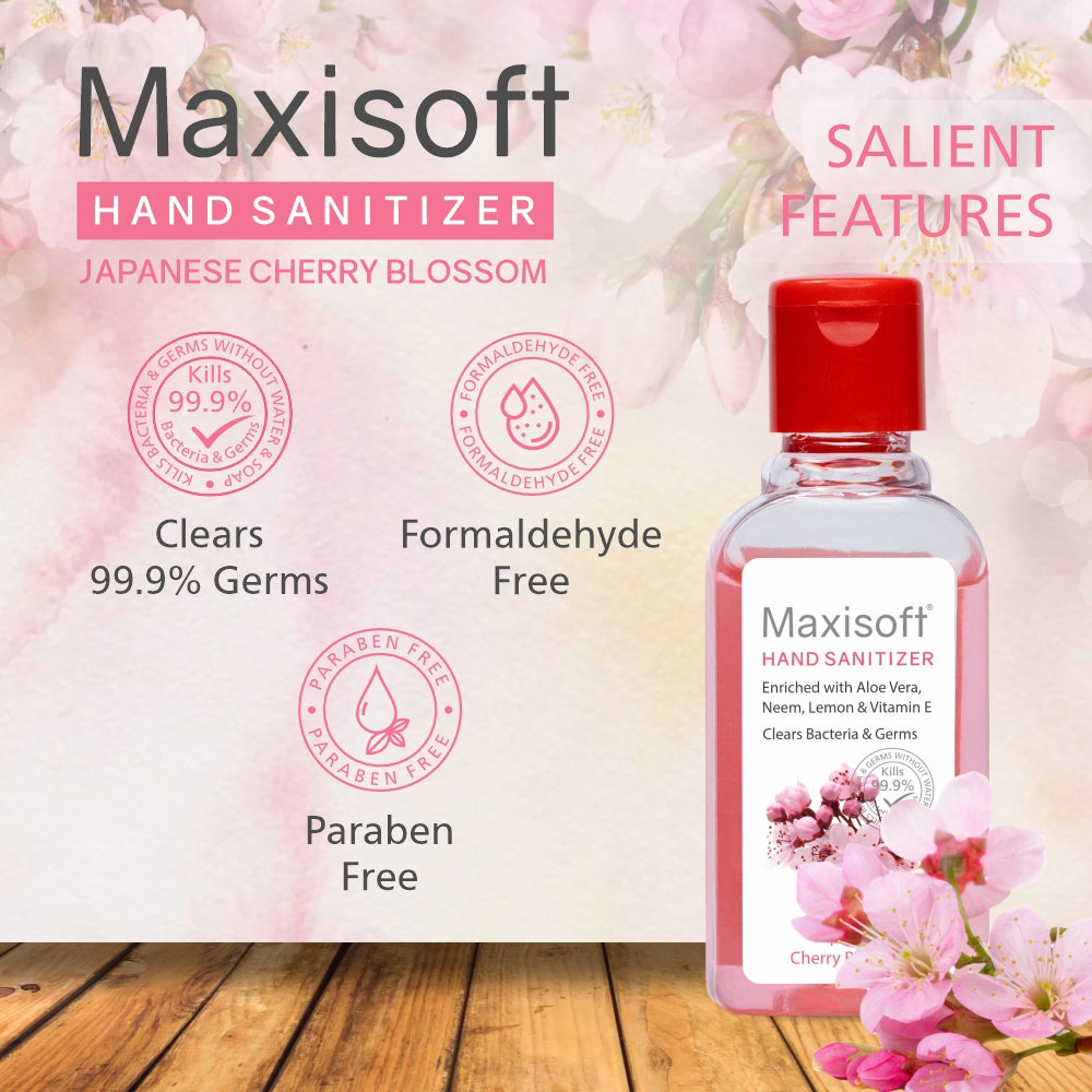 Maxisoft Hand Sanitizer (Japanese Cherry Blossom) 60 ml