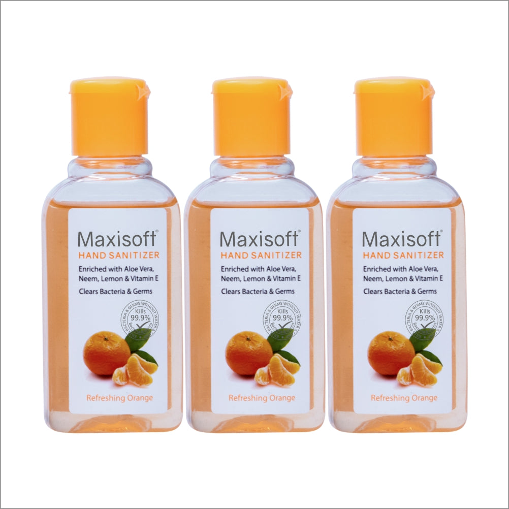 Maxisoft Hand Sanitizer (Refreshing Orange) 60 ml