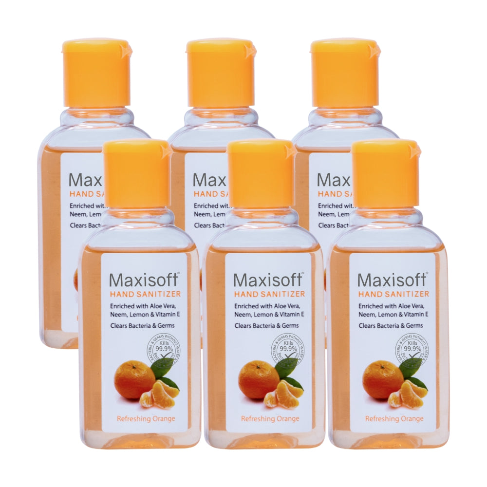 Maxisoft Hand Sanitizer (Refreshing Orange) 60 ml