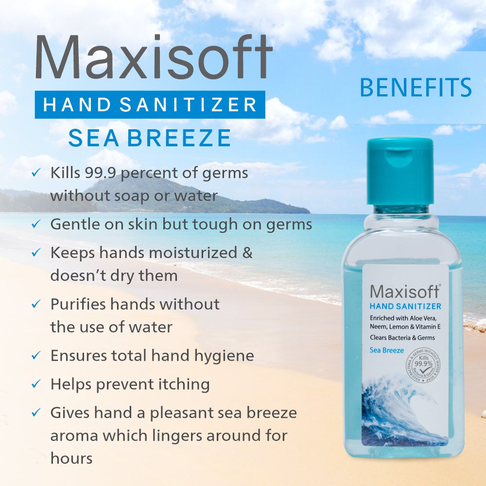 Maxisoft Hand Sanitizer (Sea Breeze) 60 ml