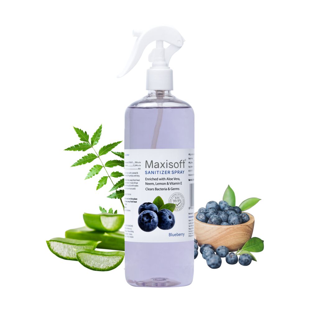 Maxisoft Hand Sanitizer Spray (Blueberry) 500 ml