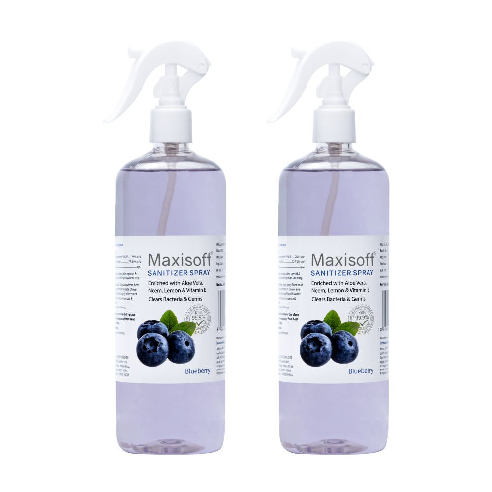 Maxisoft Hand Sanitizer Spray (Blueberry) 500 ml