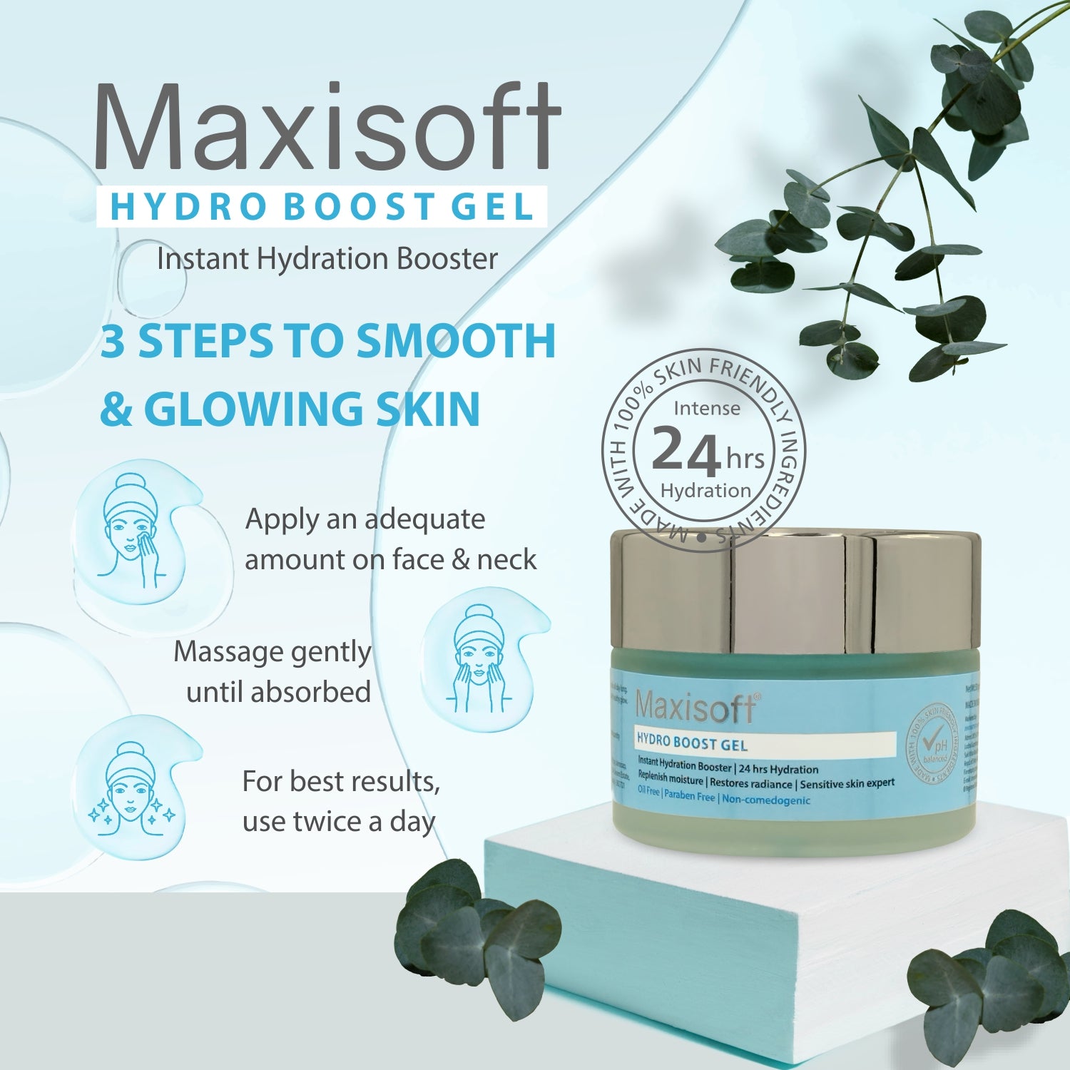 Maxisoft Hydro Boost Gel (50 gm)