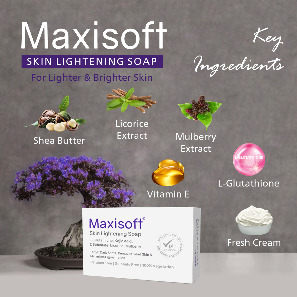 Maxisoft Skin Lightening Soap (100 gm)