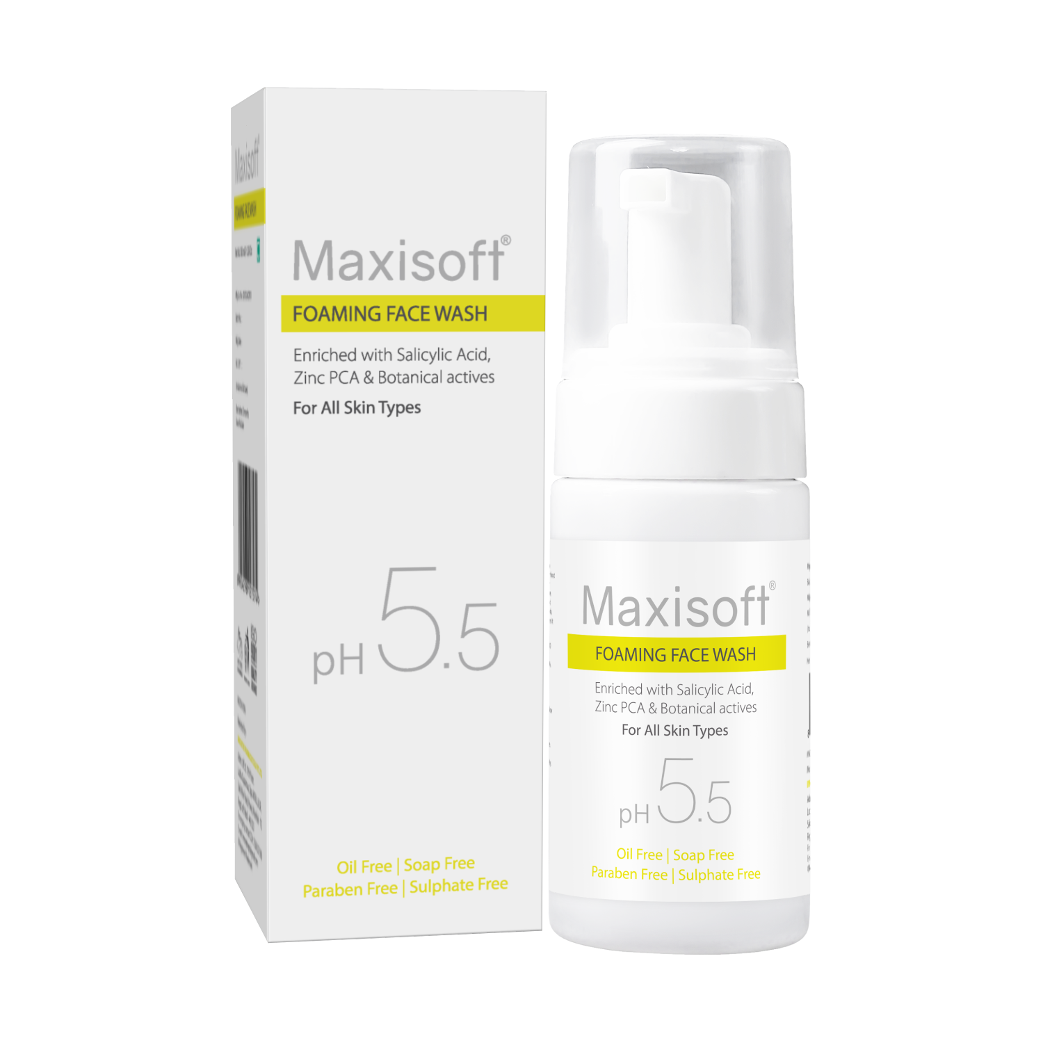 Maxisoft Anti Acne & Anti Pimple Foaming Face Wash (100 ml)