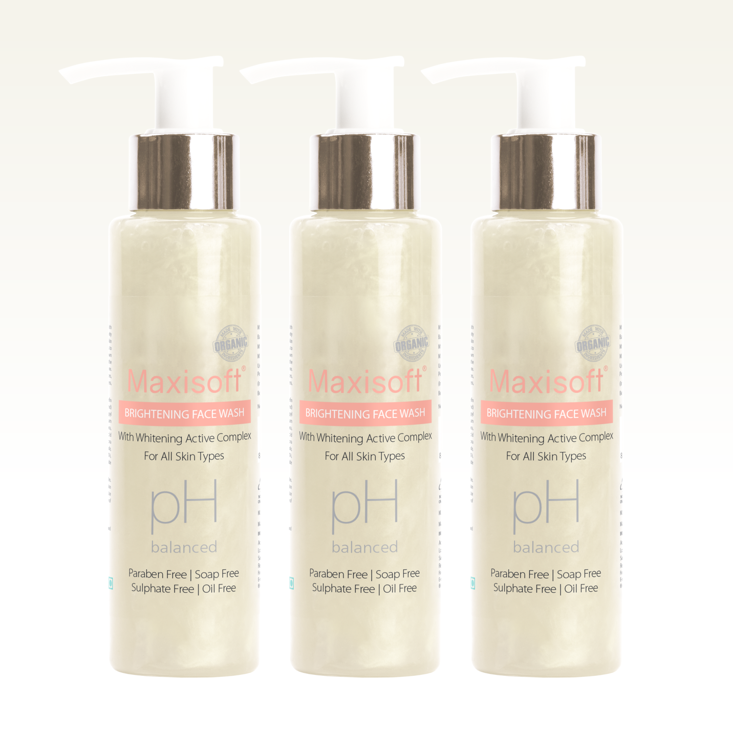 Maxisoft Brightening Face Wash (100 ml)