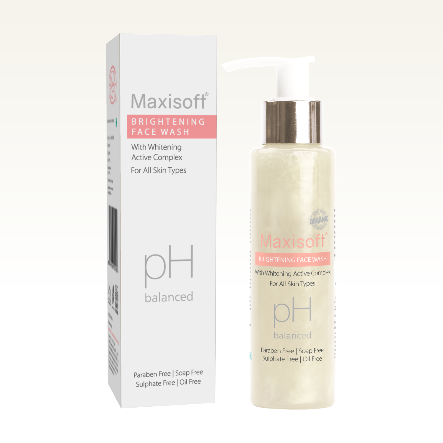 Maxisoft Brightening Face Wash (100 ml)