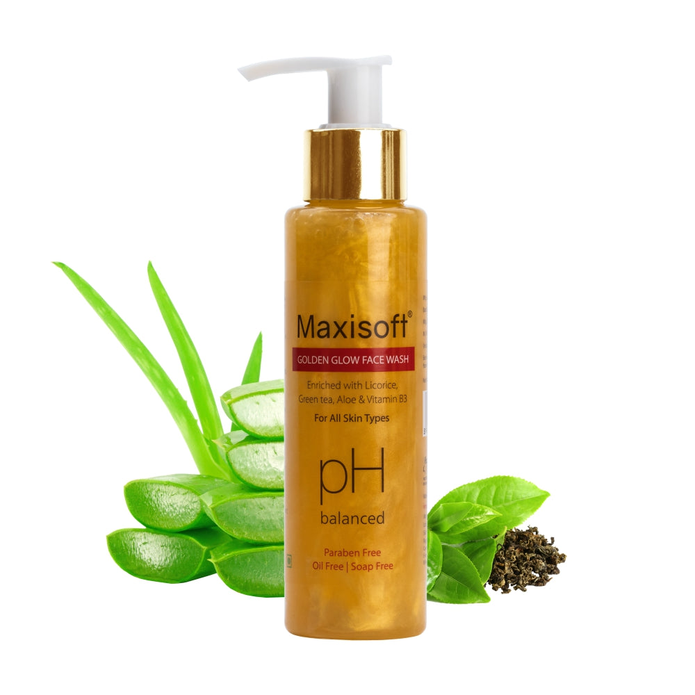 Maxisoft Golden Glow Face Wash (100 ml)
