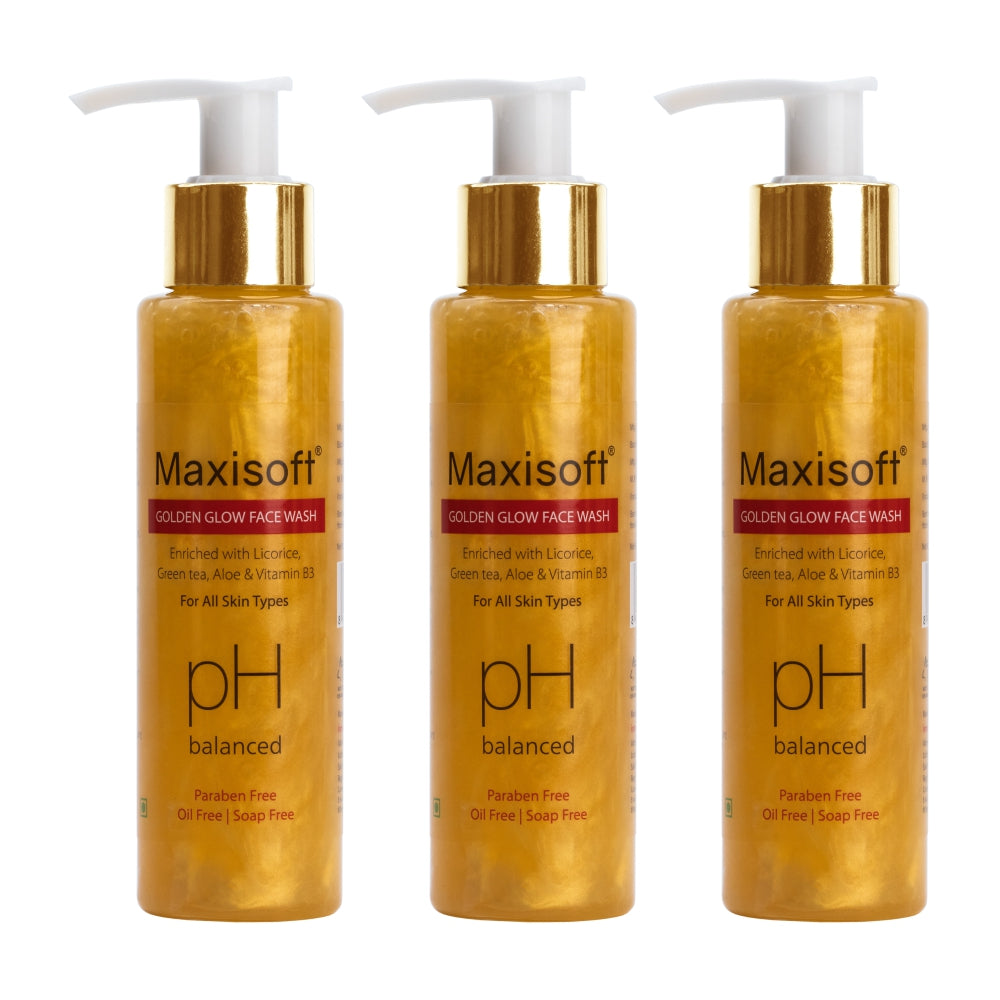 Maxisoft Golden Glow Face Wash (100 ml)