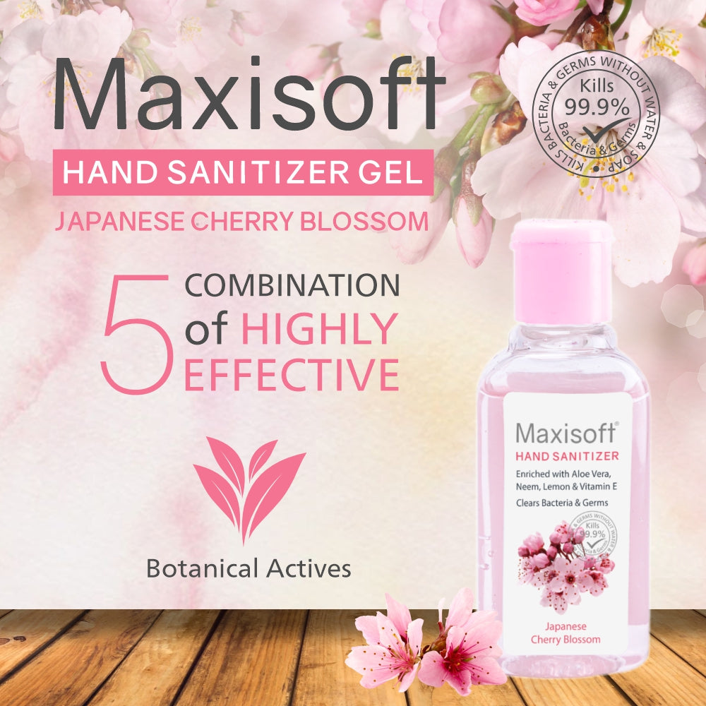 Maxisoft Hand Sanitizer (Japanese Cherry Blossom) 60 ml