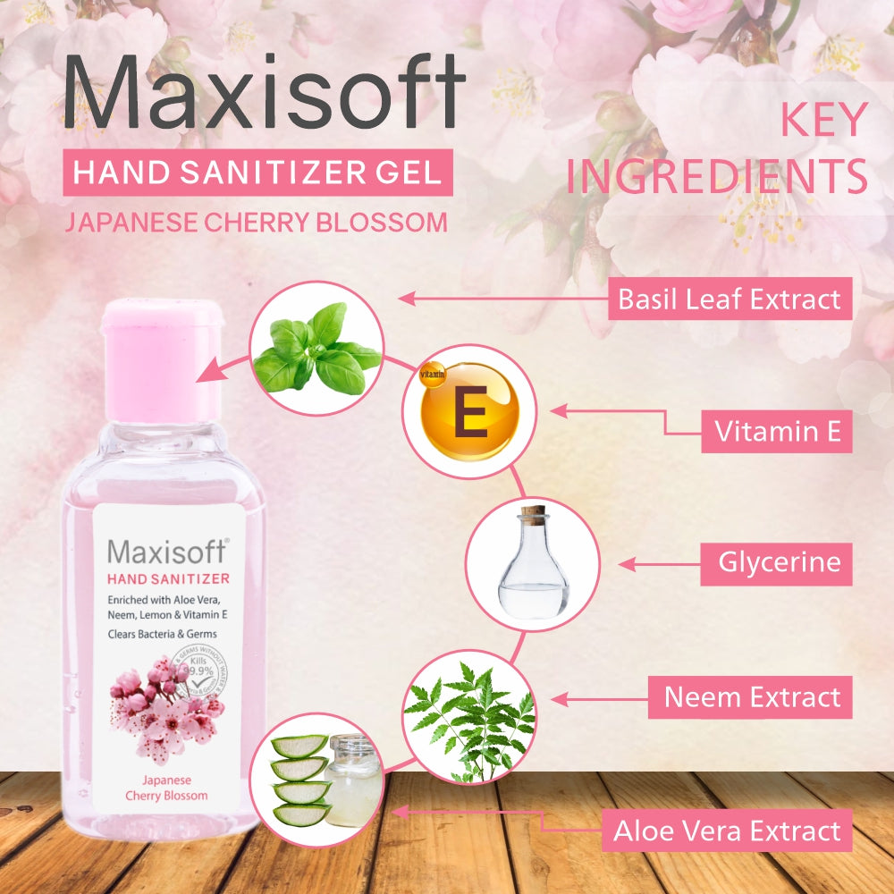 Maxisoft Hand Sanitizer (Japanese Cherry Blossom) 60 ml