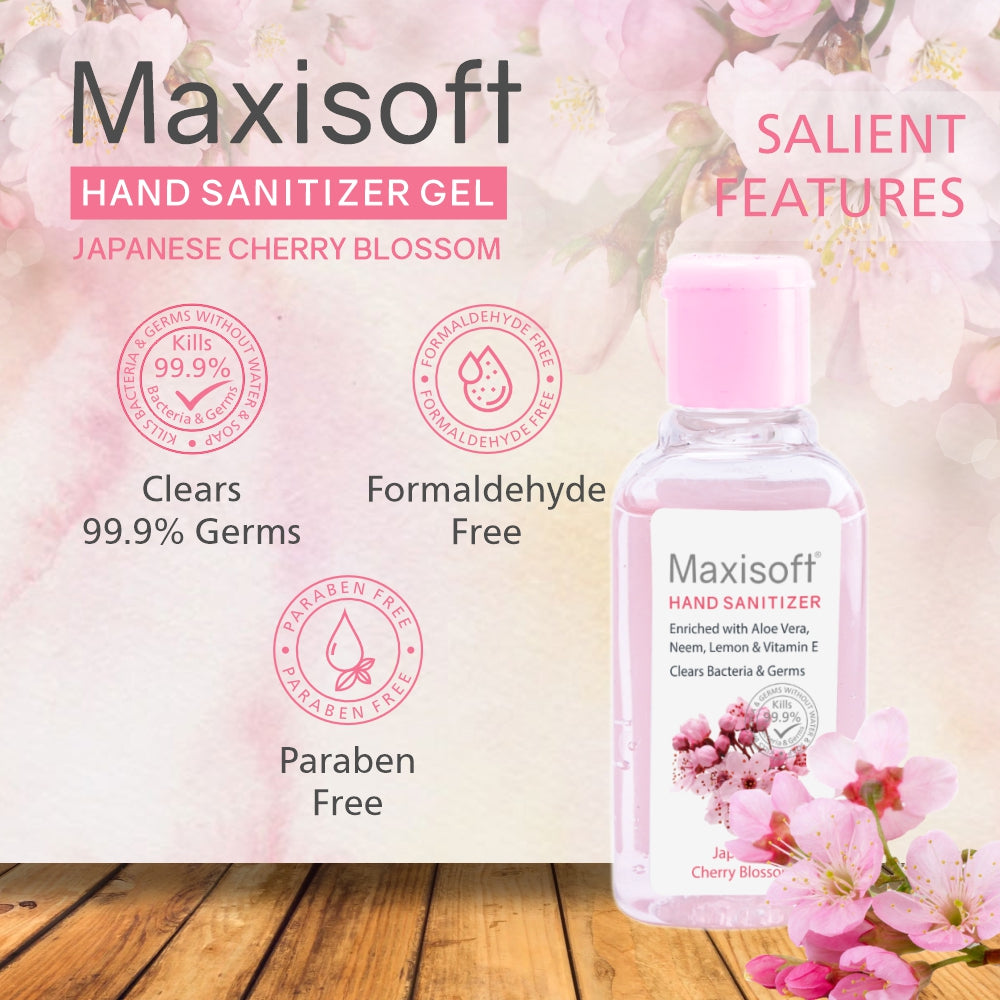 Maxisoft Hand Sanitizer (Japanese Cherry Blossom) 60 ml