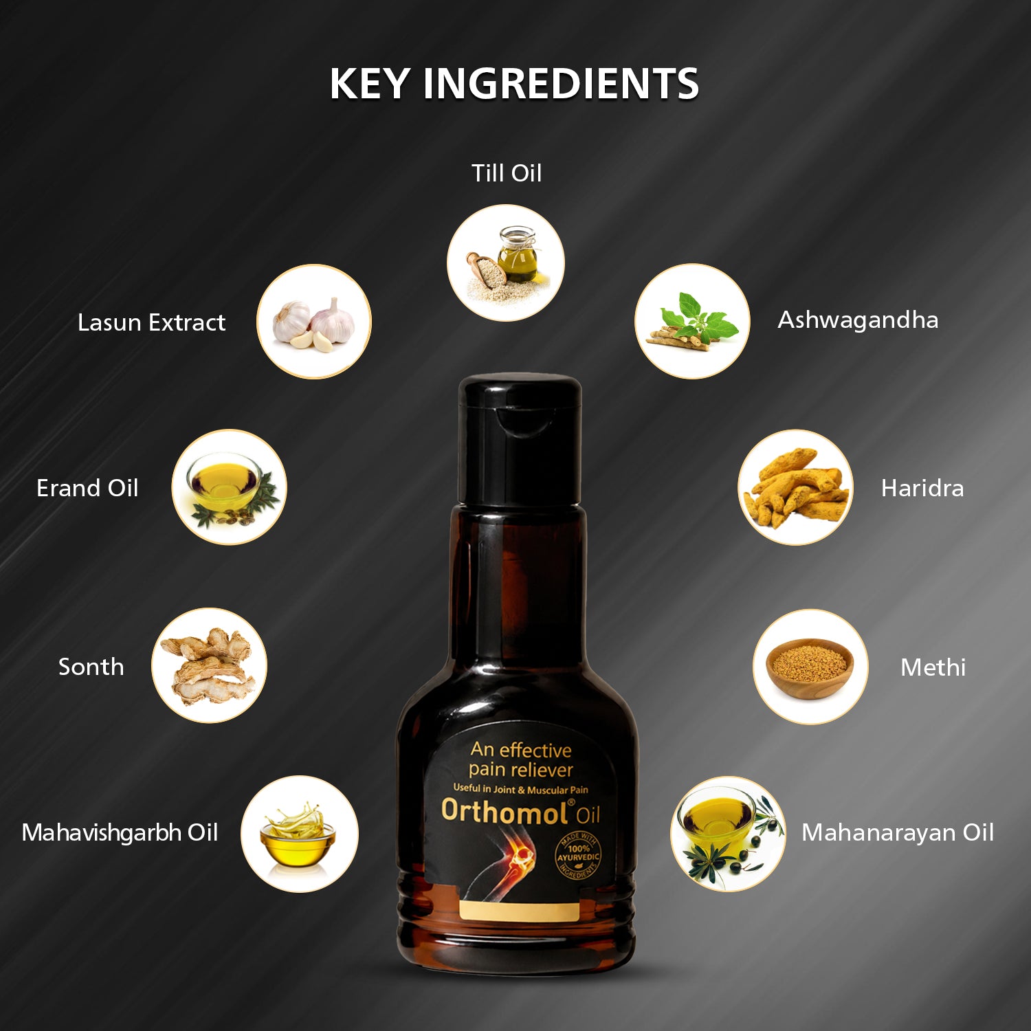 Orthomol Ayurvedic Pain Relief Oil (50 ml)