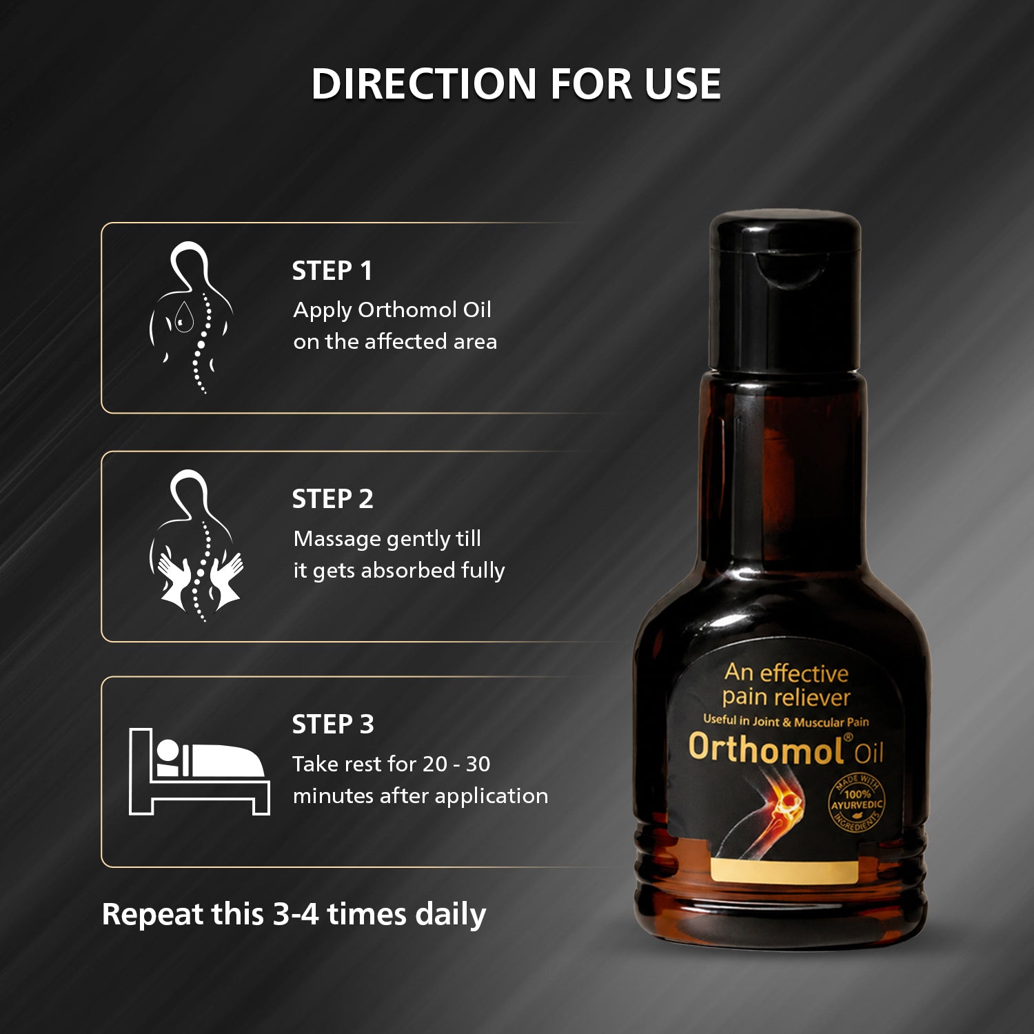 Orthomol Ayurvedic Pain Relief Oil (50 ml)
