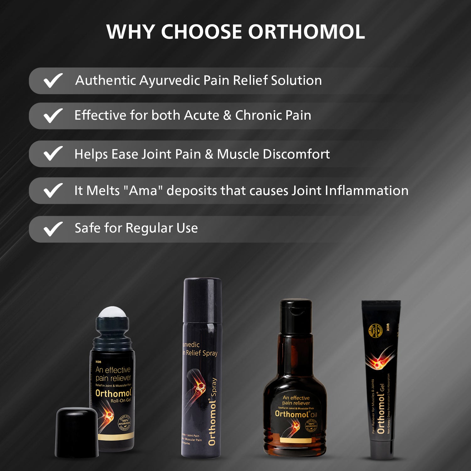 Orthomol Ayurvedic Pain Relief Oil (50 ml)