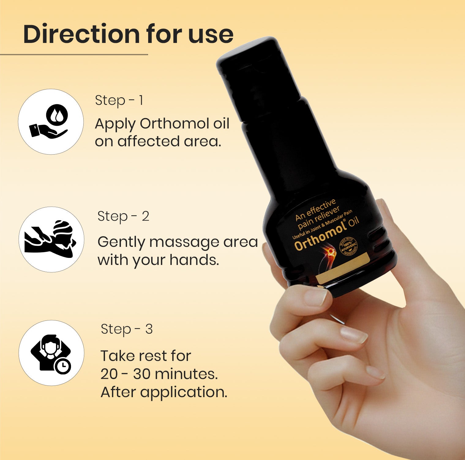 Orthomol Ayurvedic Pain Relief Oil (25 ml)