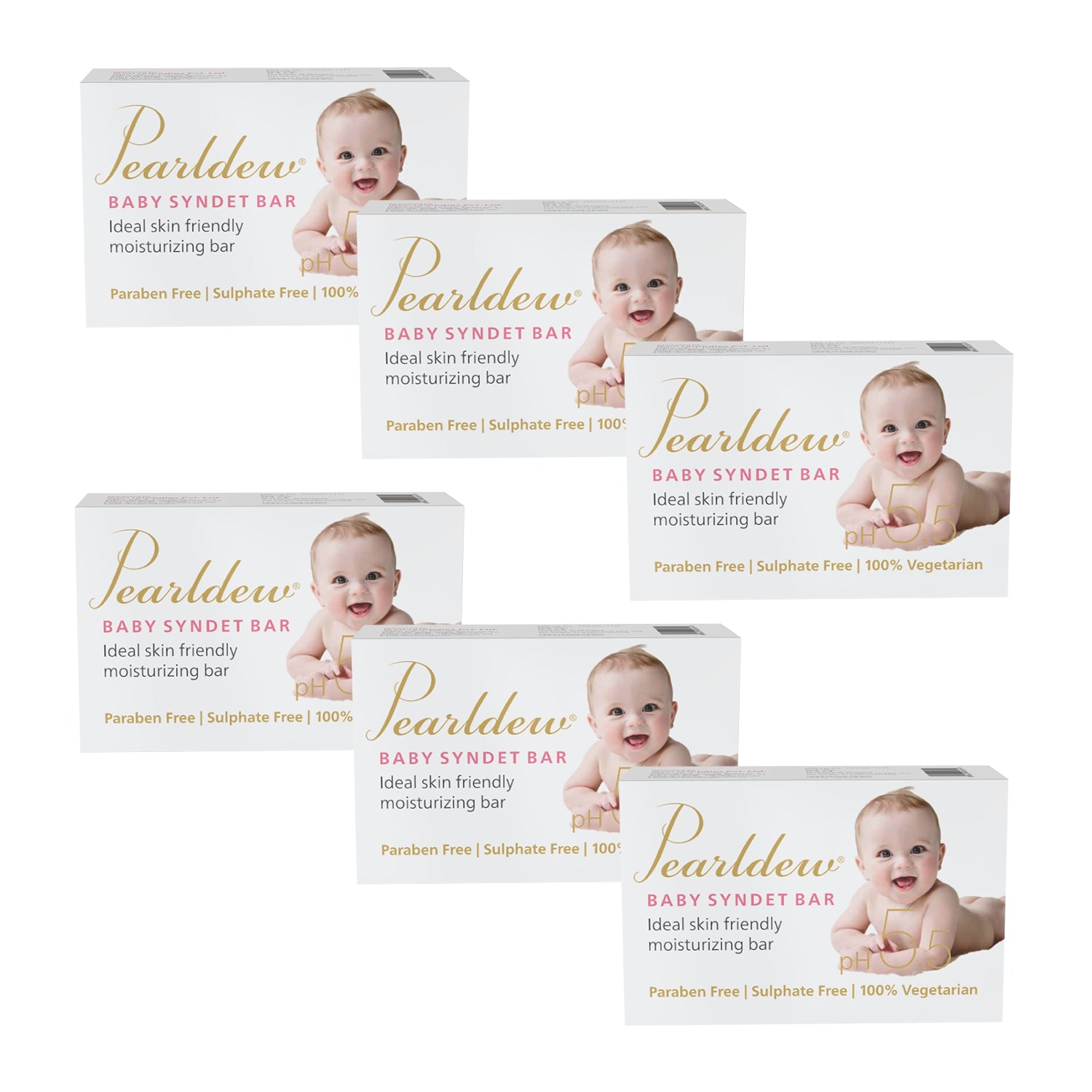 Pearldew Baby Syndet Bar (75 gm)