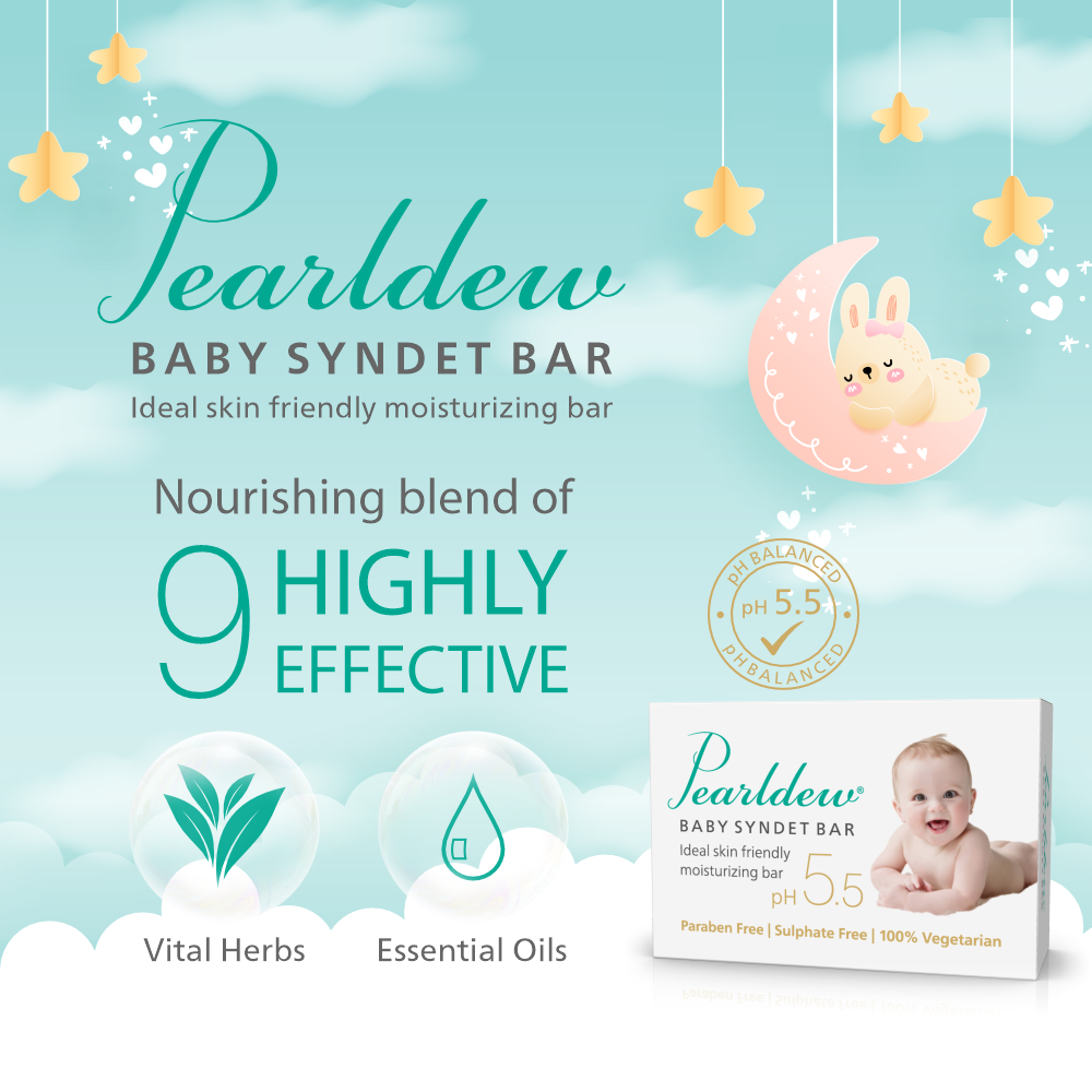 Pearldew Baby Syndet Bar (75 gm)