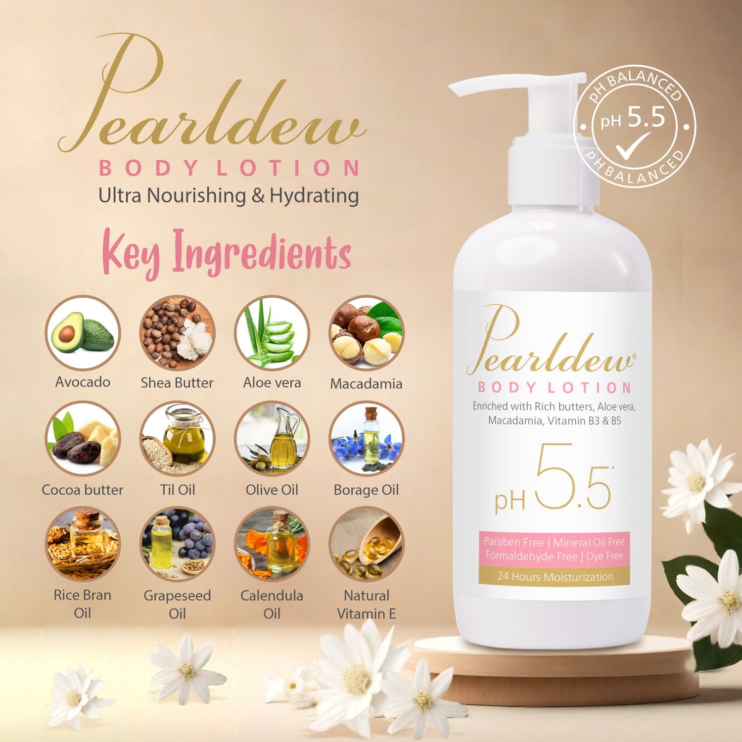 Pearldew Body Lotion (300 ml)
