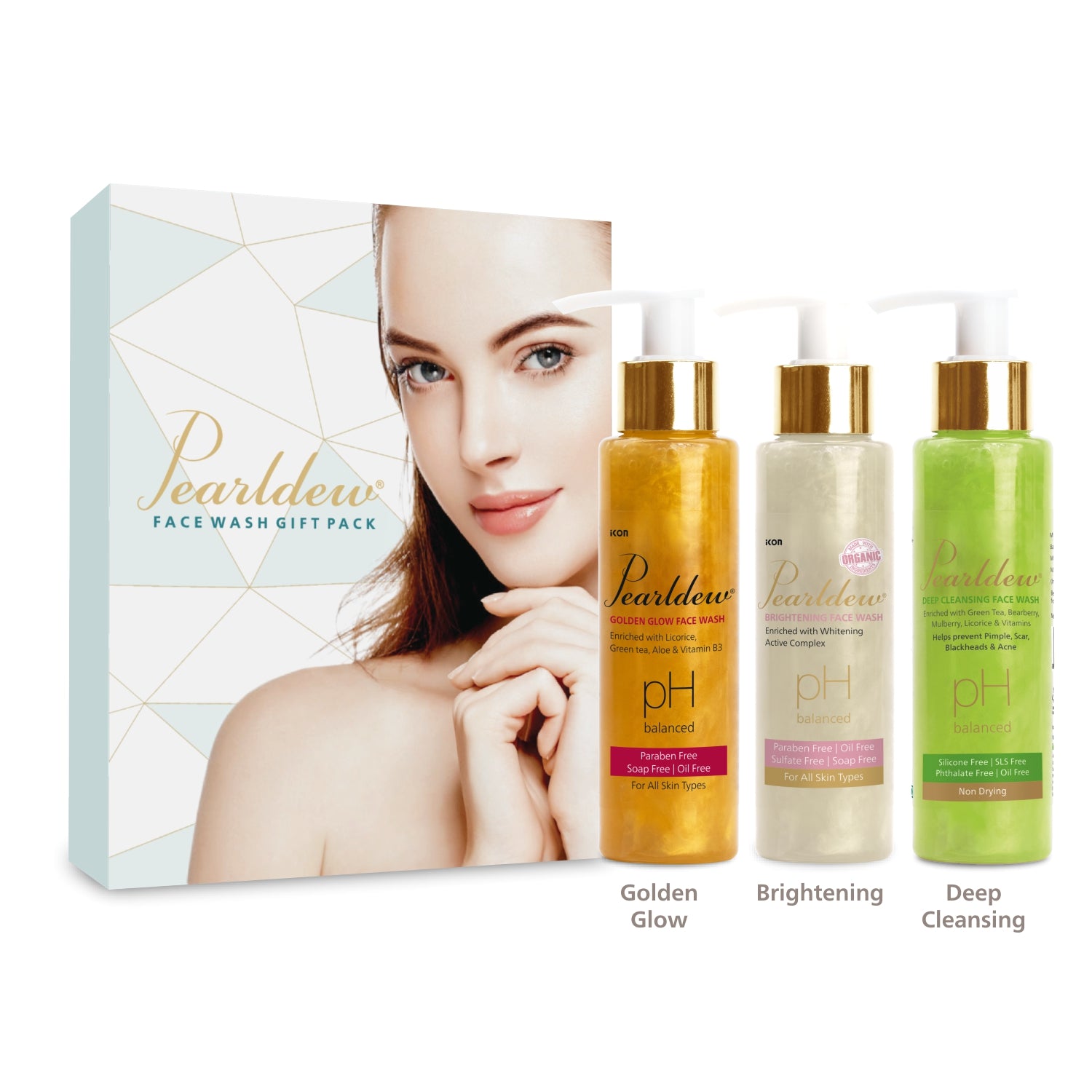 Pearldew Face Wash [Gift Pack of 3]