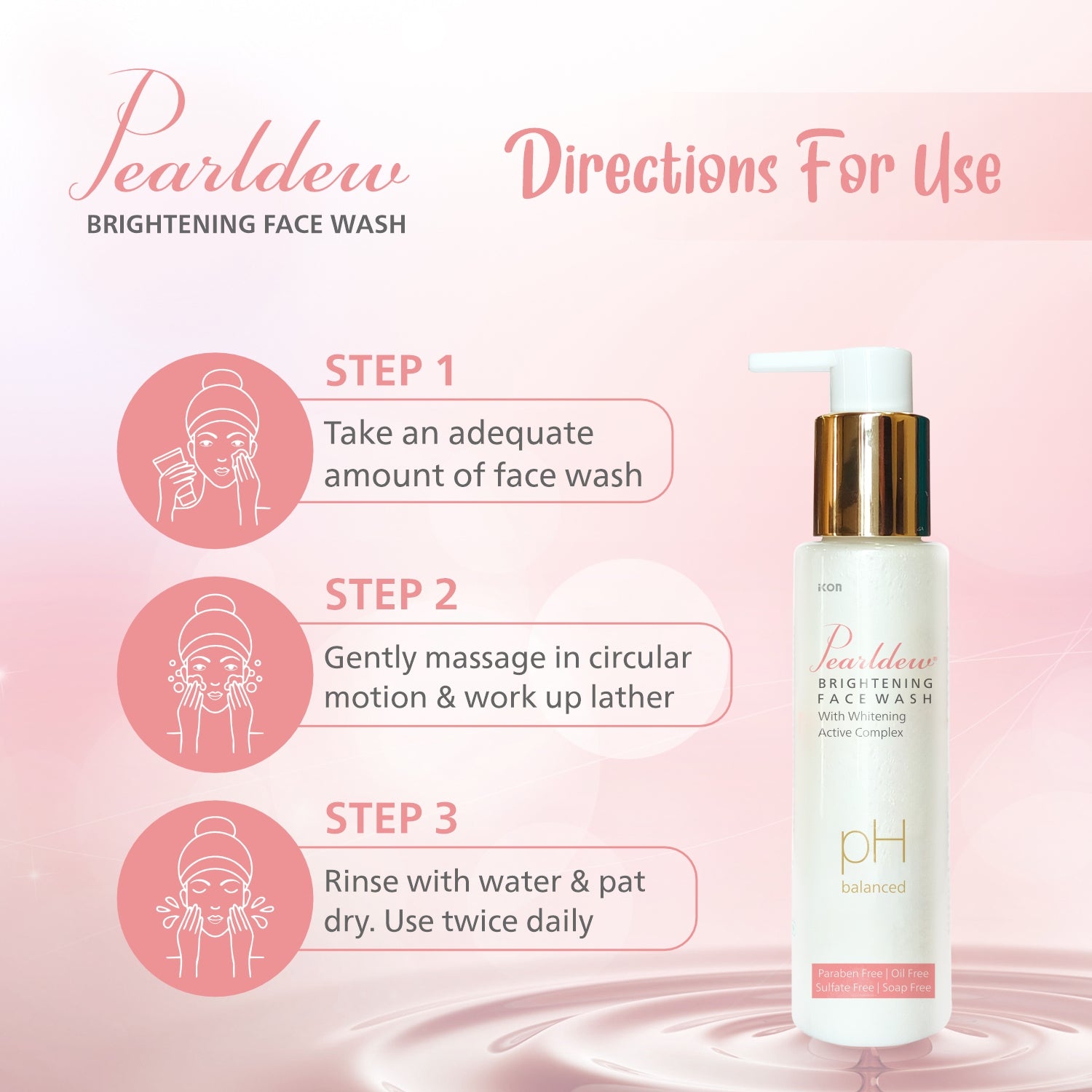 Pearldew Brightening Face Wash (100 ml)