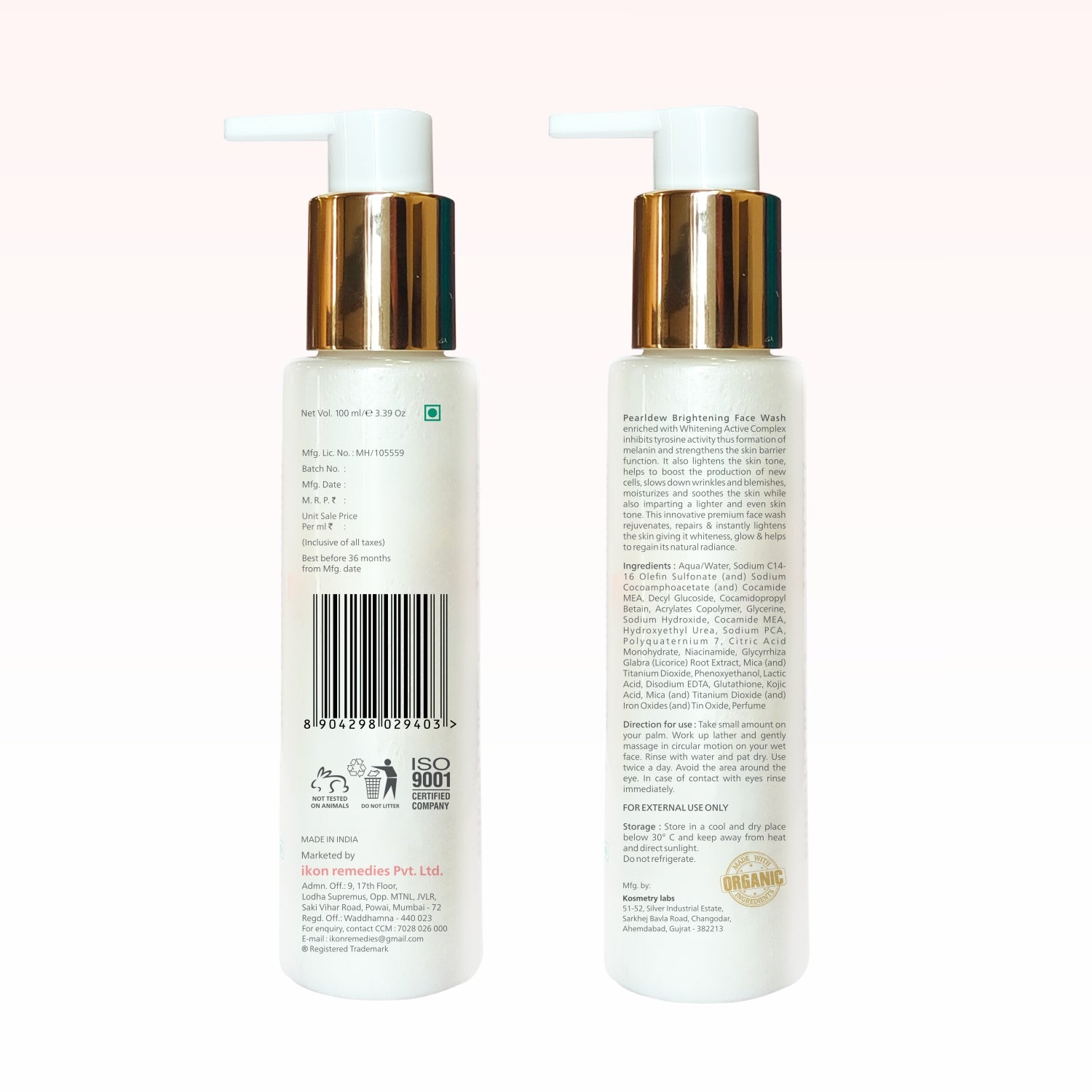 Pearldew Brightening Face Wash (100 ml)