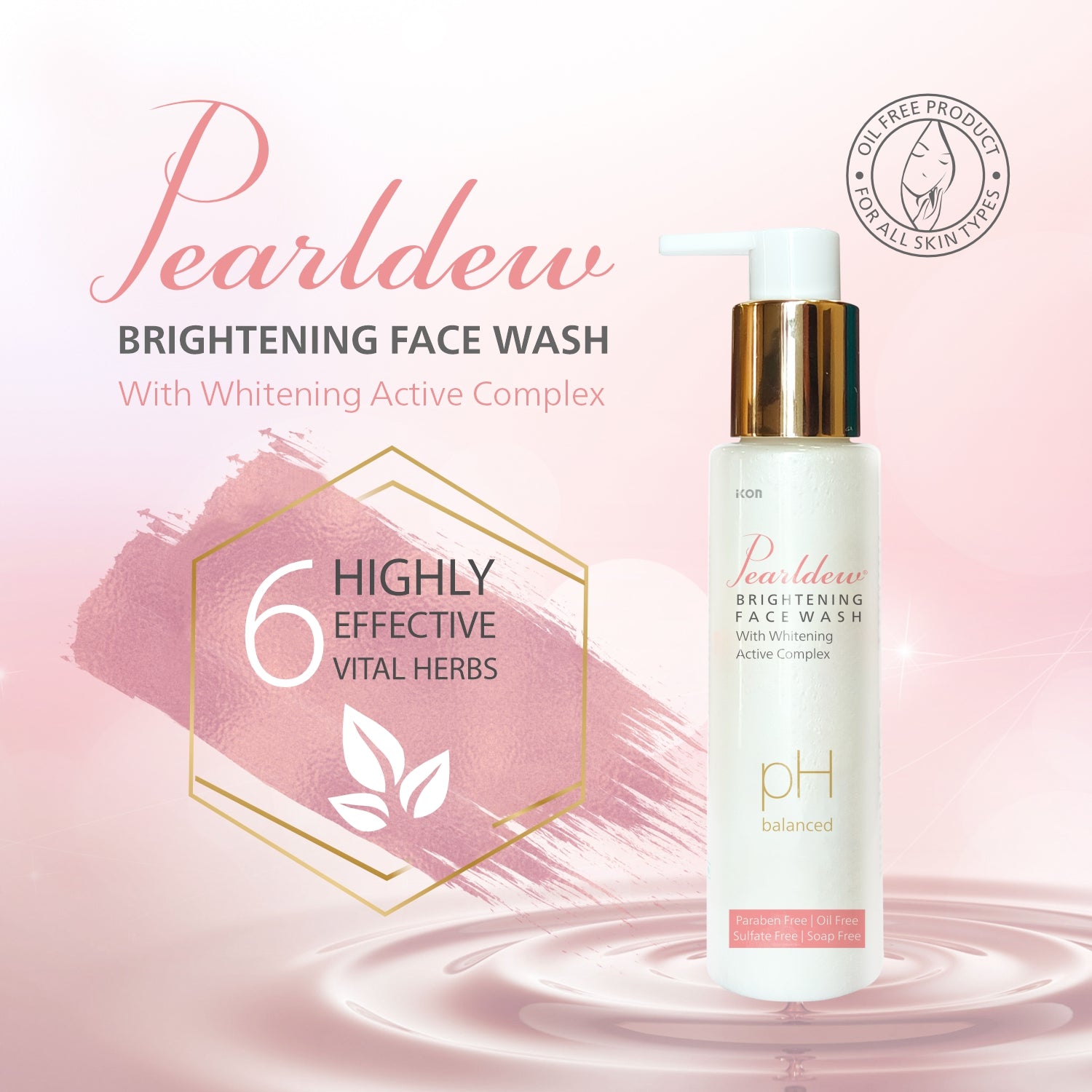 Pearldew Brightening Face Wash (100 ml)