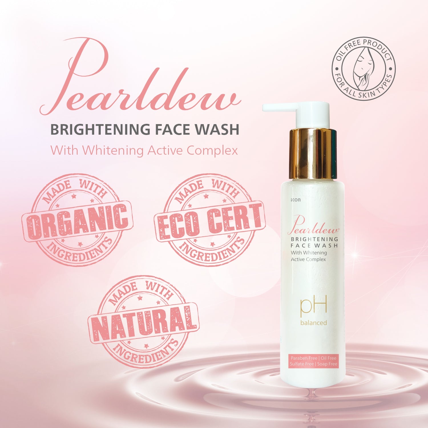 Pearldew Brightening Face Wash (100 ml)