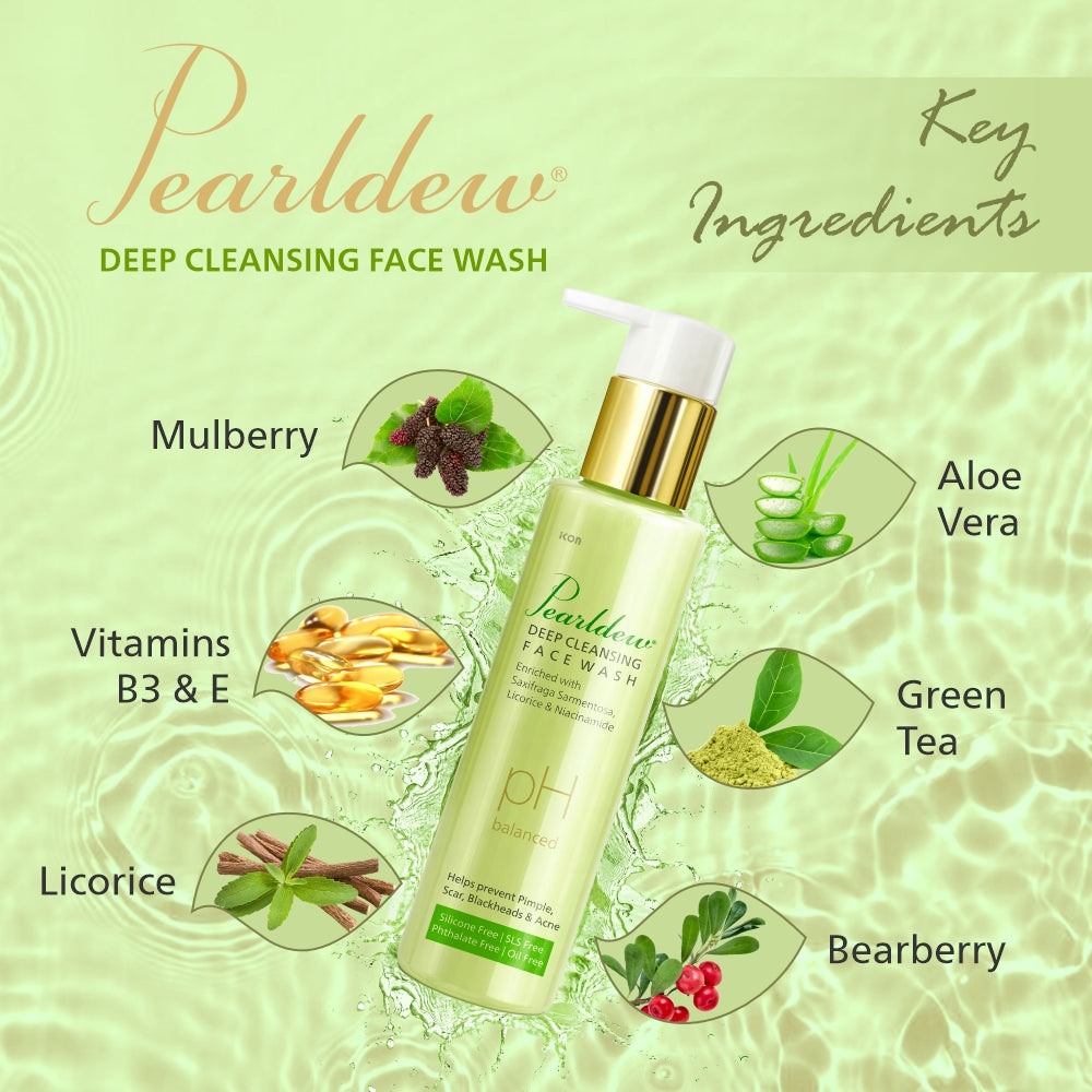 Pearldew Deep Cleansing Face Wash (100 ml)