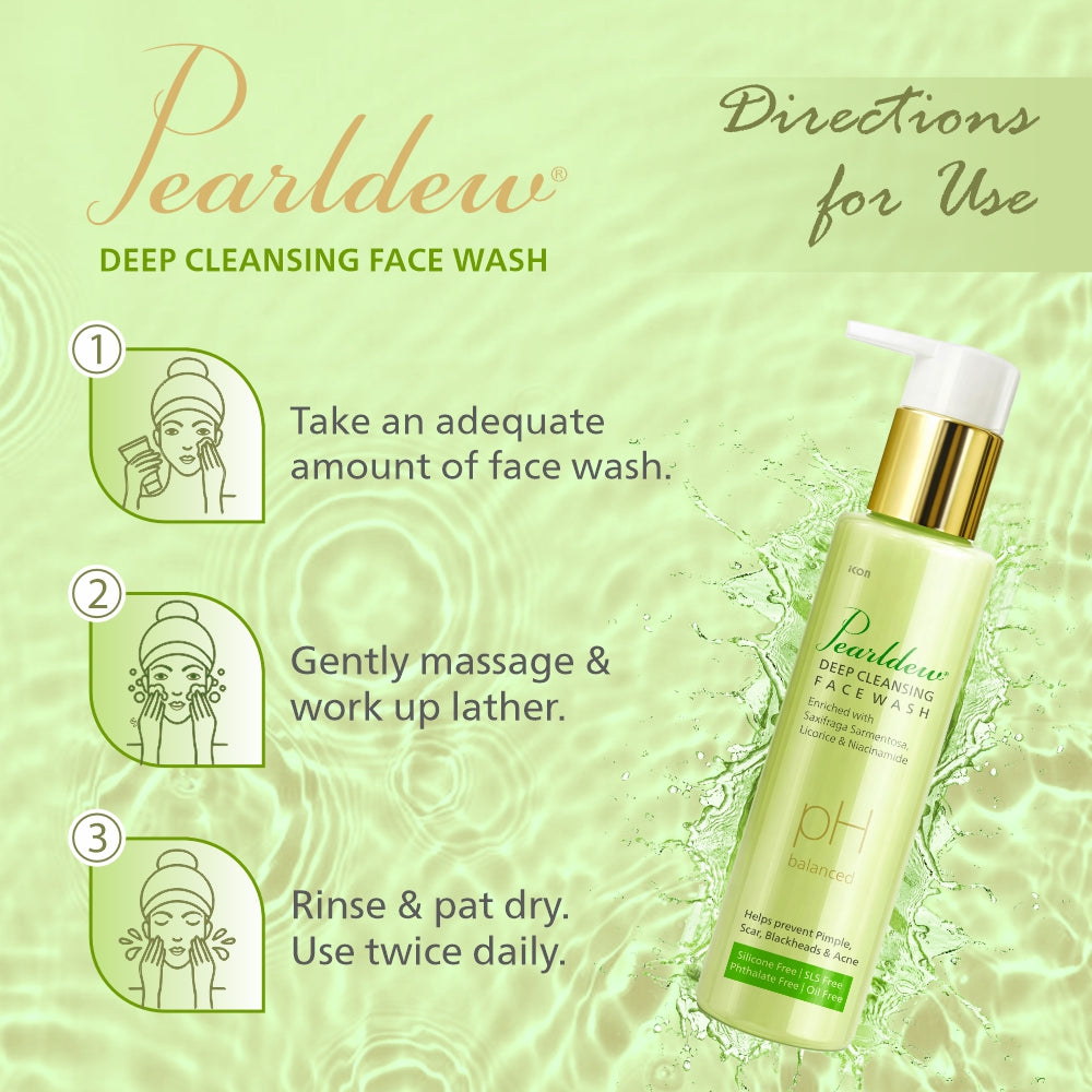 Pearldew Deep Cleansing Face Wash (100 ml)