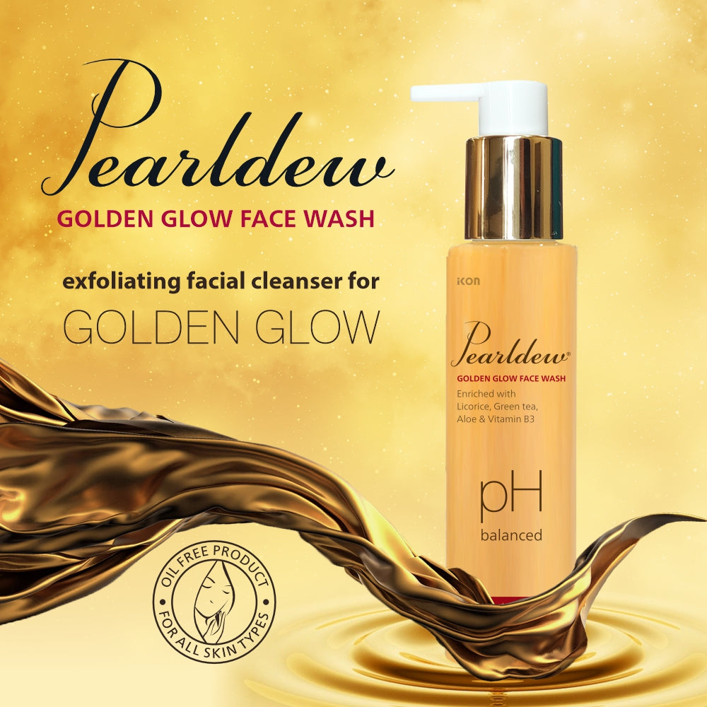 Pearldew Golden Glow Face Wash (100 ml)