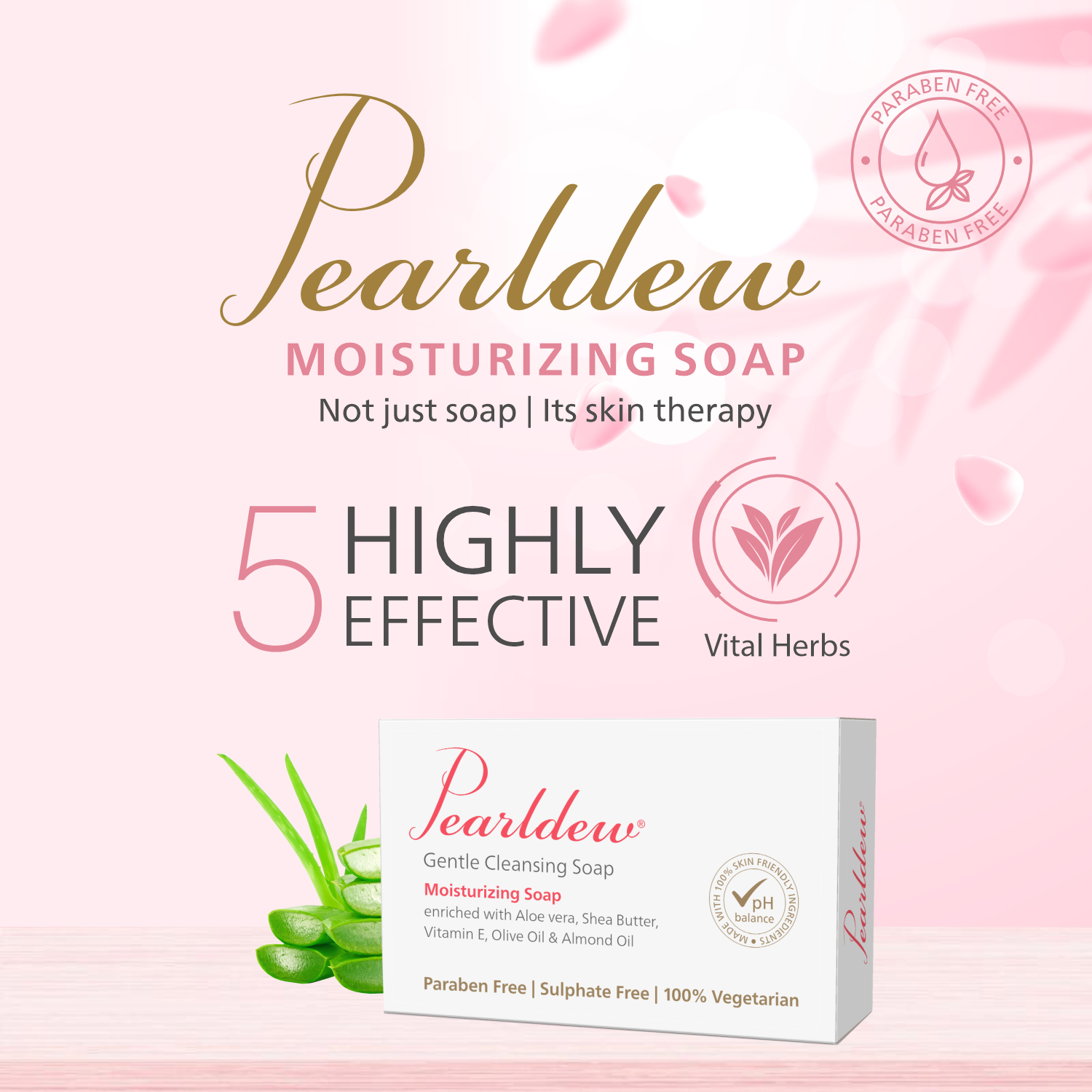Pearldew Moisturizing Soap (100 gm)