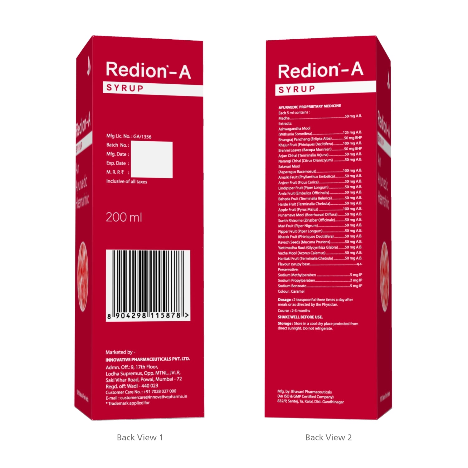 Redion-A Syrup (200 ml)