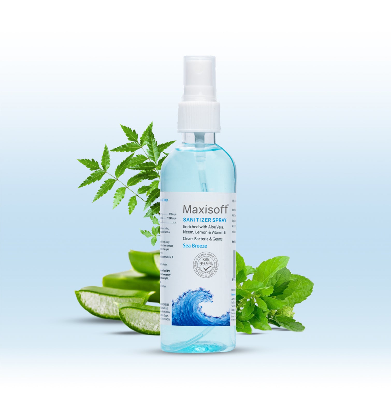 Maxisoft Hand Sanitizer Spray (Sea Breeze) 120 ml