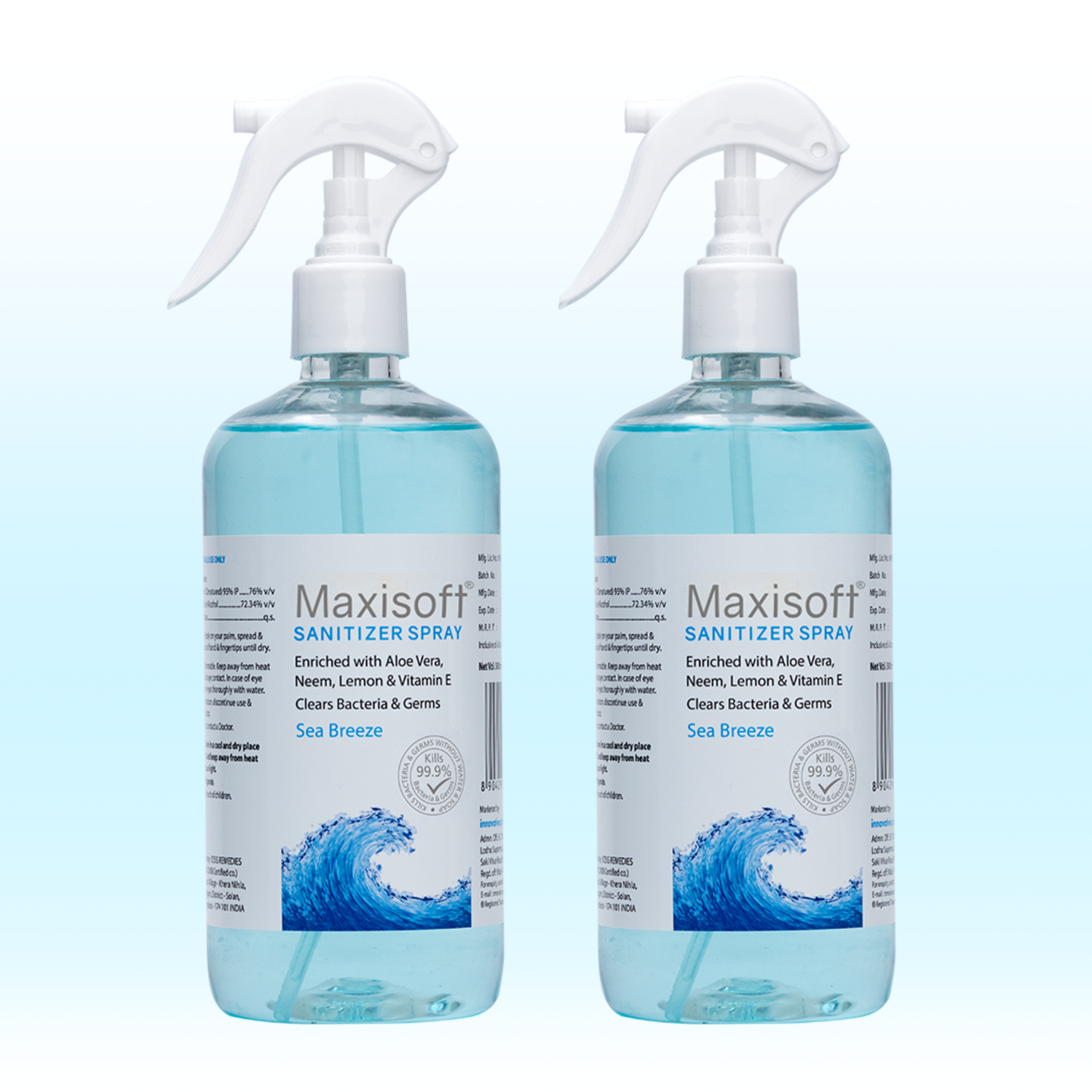 Maxisoft Hand Sanitizer Spray (Sea Breeze) 500 ml