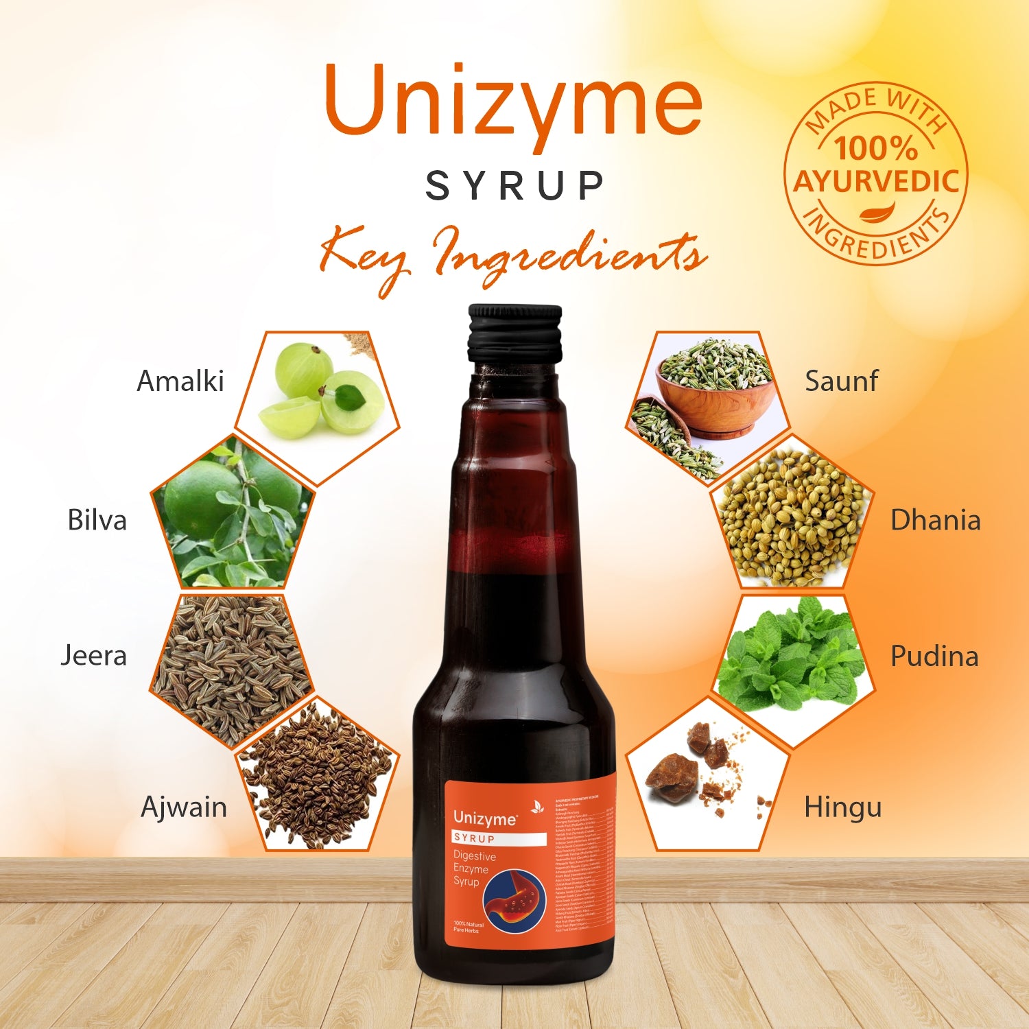 Unizyme Syrup (200 ml)