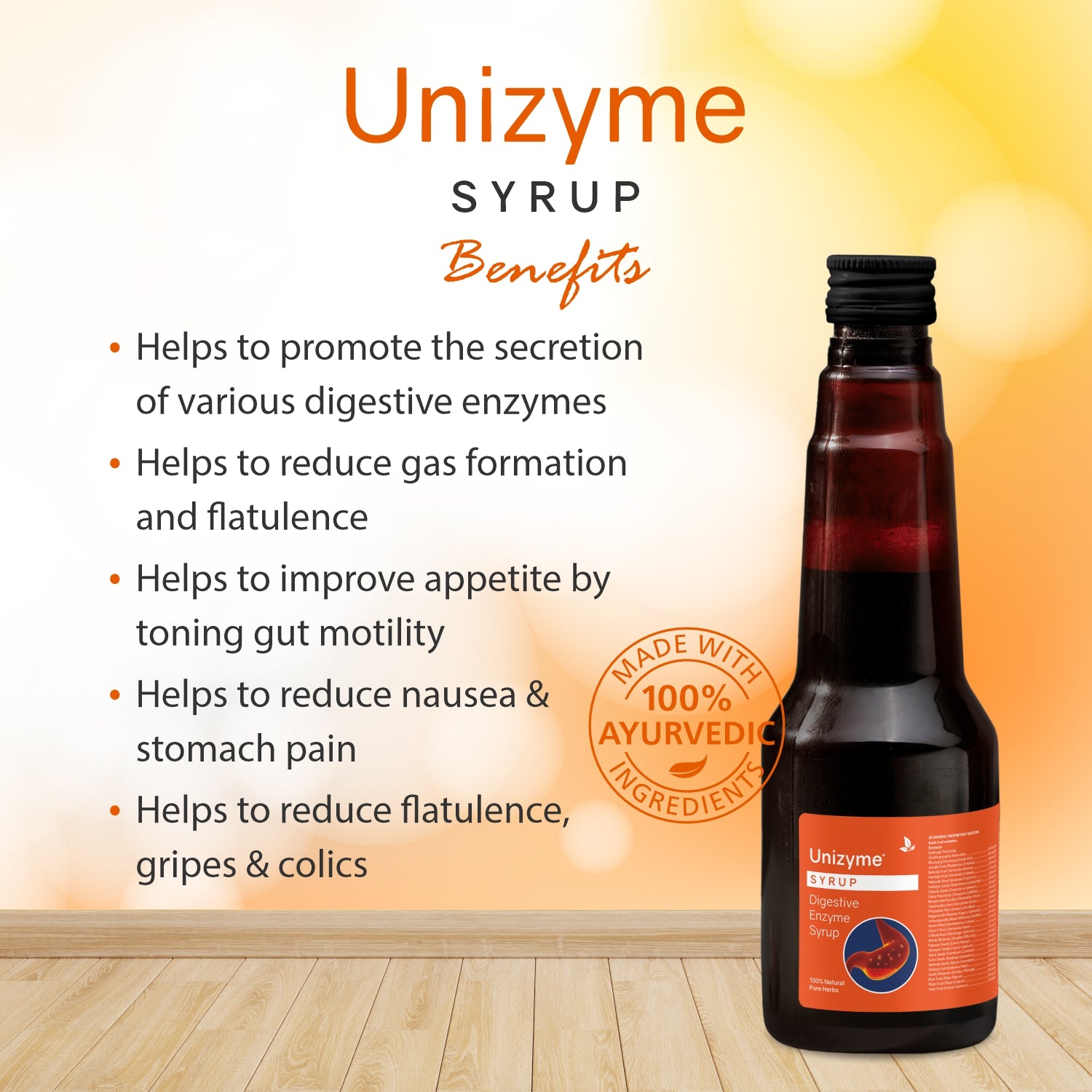 Unizyme Syrup (200 ml)