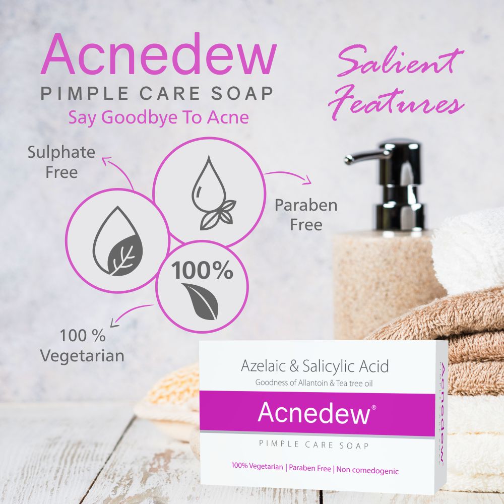 Acnedew Anti Acne & Anti Pimple Soap (75 gm)