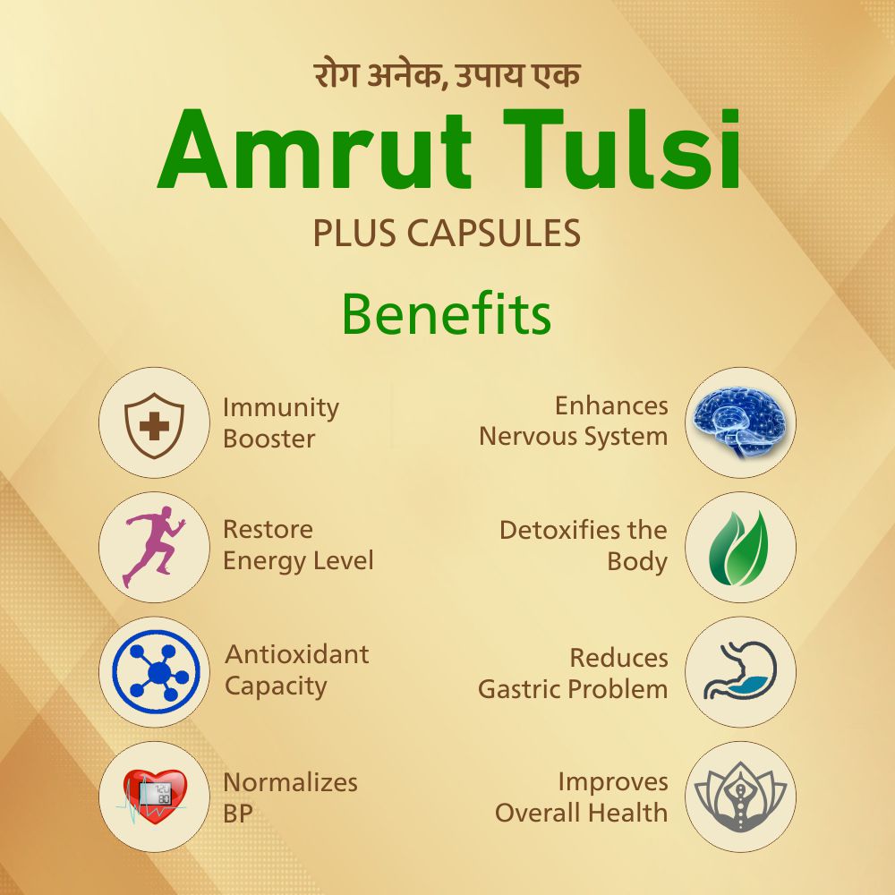 Amrut Tulsi Plus Capsules (30 Caps)
