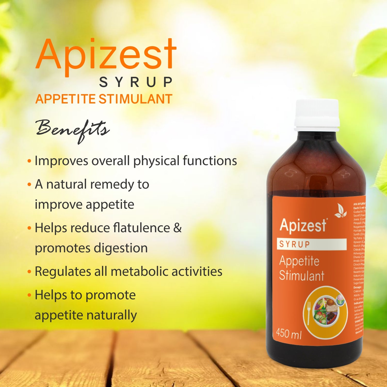 Apizest Syrup (450 ml)
