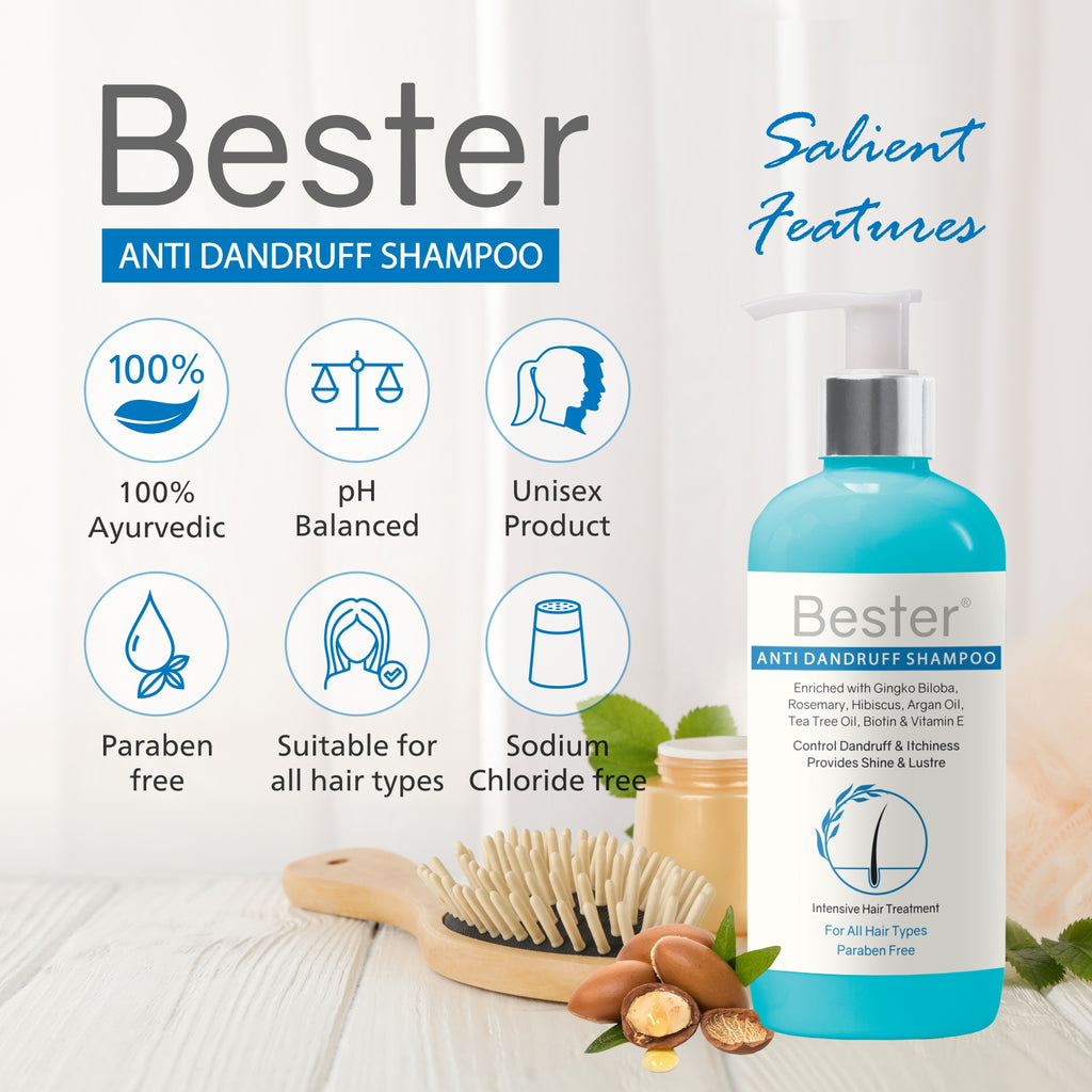 Bester Anti Dandruff Shampoo (300 ml)