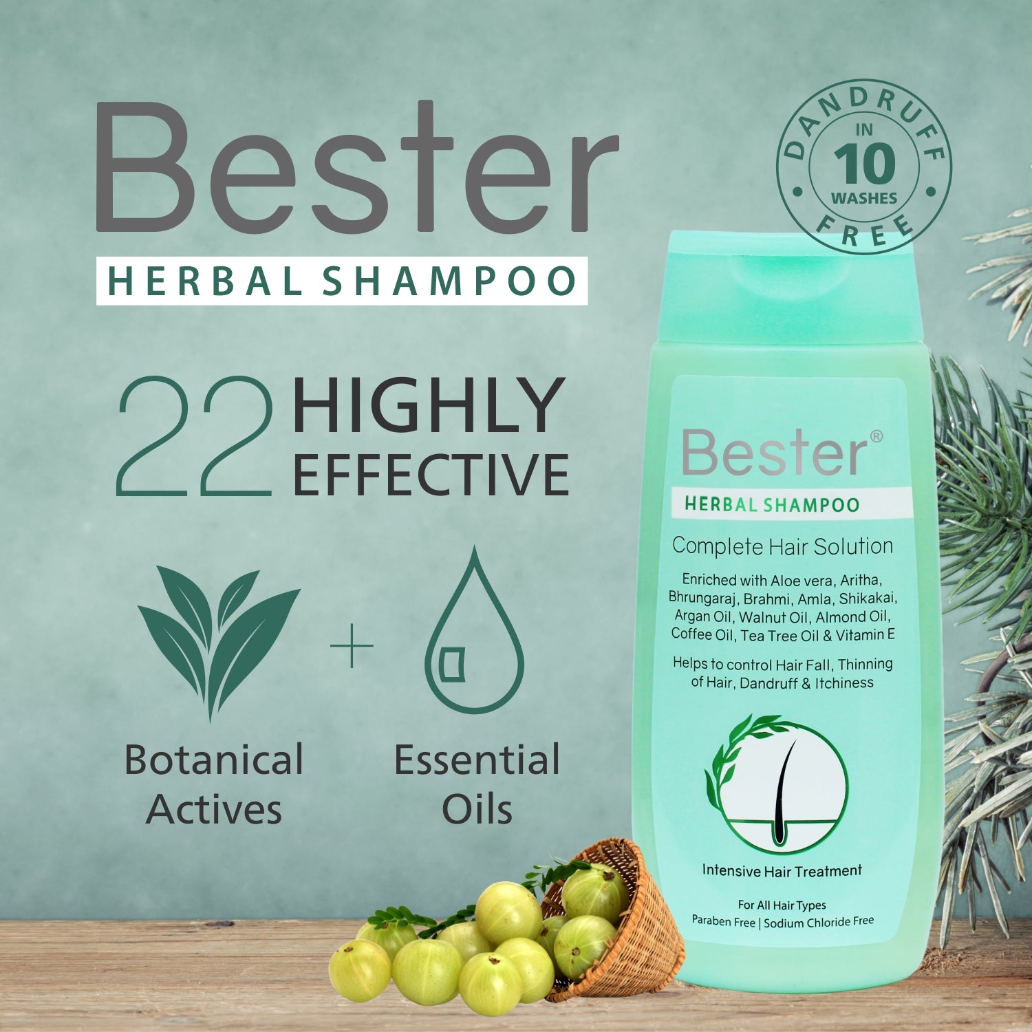 Bester Herbal Shampoo (100 ml)