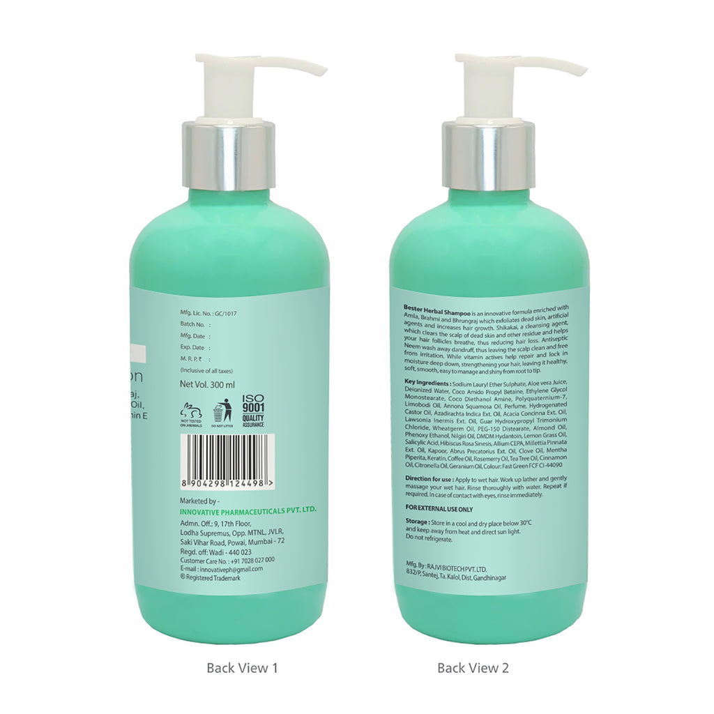 Bester Herbal Shampoo (300 ml)