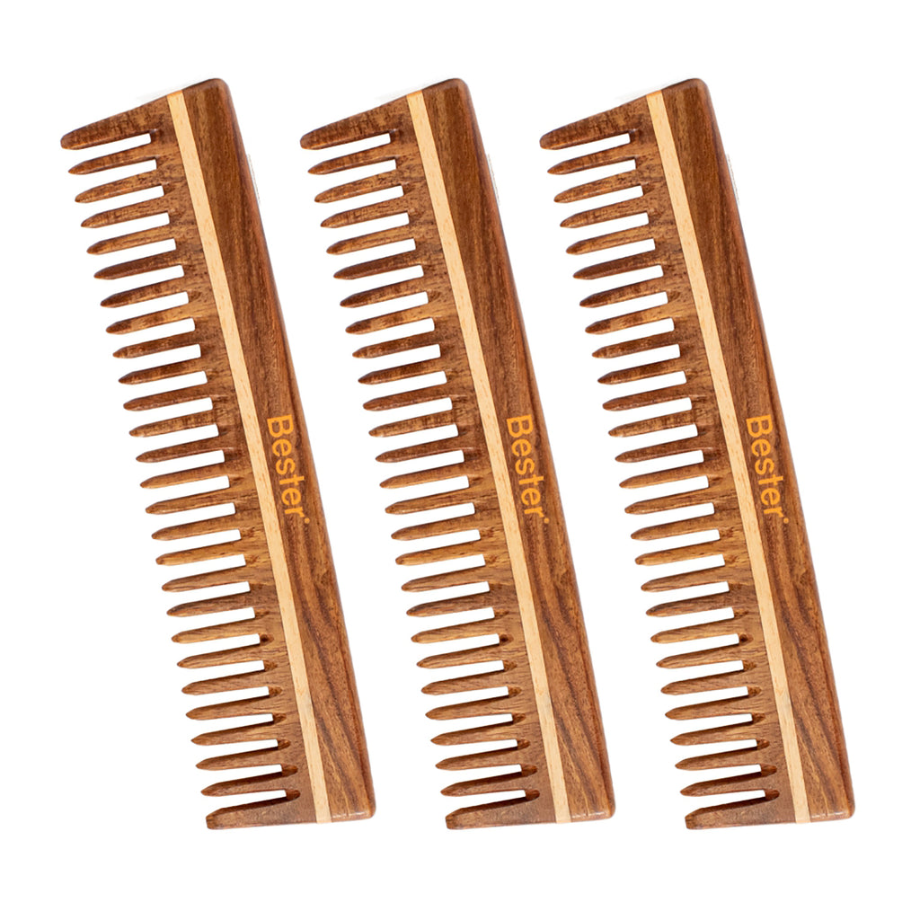 Bester Handmade Sheesham Wood Comb (14 FC)