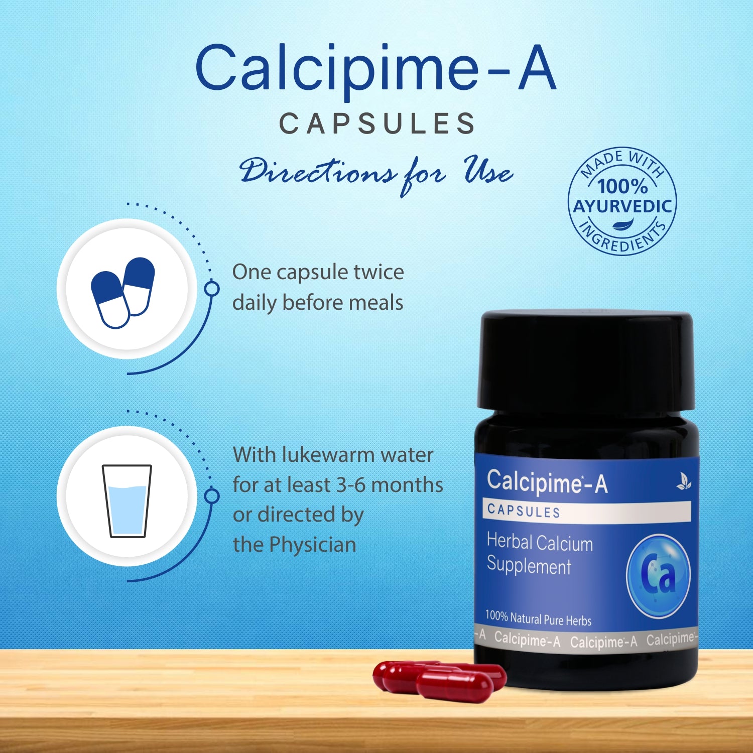 Calcipime-A Capsules (10 Caps)