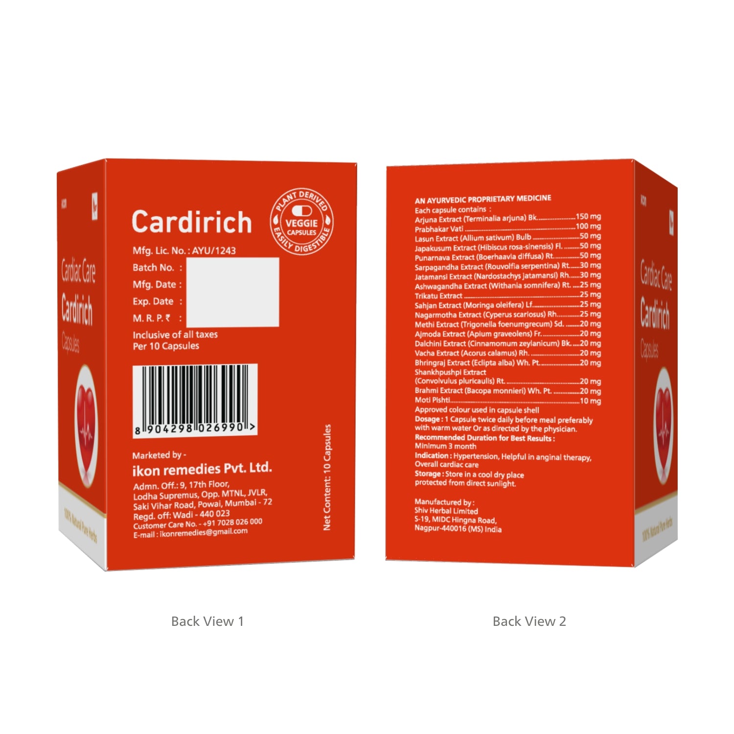 Cardirich Capsules (10 Caps)